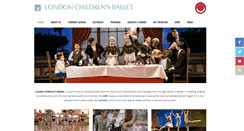 Desktop Screenshot of londonchildrensballet.com